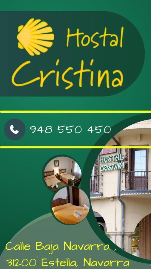 Hostal Cristina Estella Zewnętrze zdjęcie